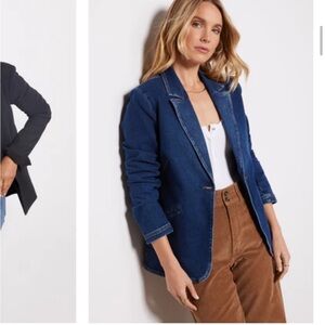 Evereve denim blazer